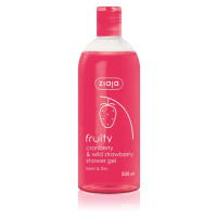 Ziaja Fruity Cranberry & Wild Strawberry hydratační sprchový gel 500 ml