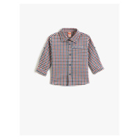 Koton Long Sleeve Cotton Shirt with Pocket Detail