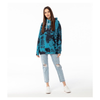 Mr. GUGU & Miss GO Woman's Dark Tie Dye Hoodie OVS-FM 2429