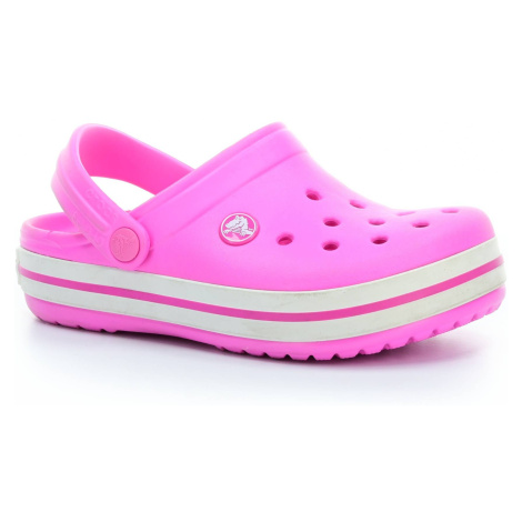 pantofle Crocs Crocband Clog K - Party Pink