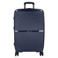 Cestovní plastový kufr Darex velikosti M, tmavě modrý