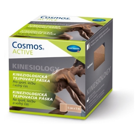 COSMOS ACTIVE kineziologická tejpovací páska 5cmx5m béžová Hartmann