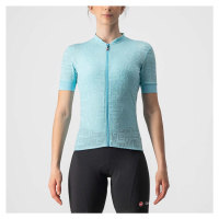 CASTELLI Cyklistický dres s krátkým rukávem - PROMESSA J. LADY - světle modrá