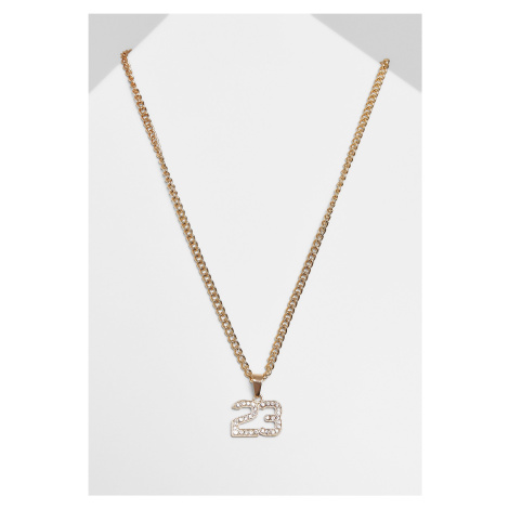 23 zlatý náhrdelník s diamanty Urban Classics