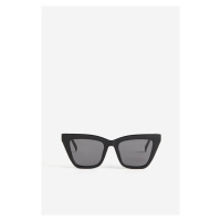 H & M - Sluneční brýle - kočičí oči - černá