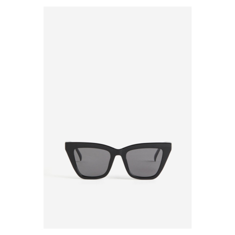 H & M - Sluneční brýle - kočičí oči - černá H&M