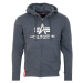 Alpha Industries Mikina Basic Zip Hoody grey black