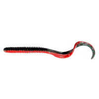 Savage Gear Gumová nástraha Rib Worm Red N Black 10ks - 10,5cm 5g