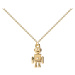 PDPAOLA Nadčasový pozlacený náhrdelník ROBERT Gold CO01-412-U (řetízek, přívěsek)