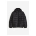 H & M - Lehká vatovaná bunda - černá
