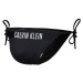 Calvin Klein INTENSE POWER-S-STRING SIDE TIE CHEEKY BIKINI Dámský spodní díl plavek, černá, veli