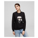 Mikina karl lagerfeld ikonik karl sweatshirt černá