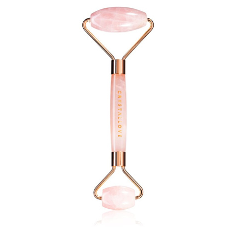 Crystallove Rose Quartz Roller masážní váleček na obličej 1 ks