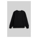 Mikina karl lagerfeld ikonik 2.0 glitter sweatshirt černá