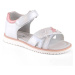 Miss❤E Jr EVE427B stříbrné sandály na suchý zip