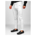 Bílé pánské textilní chino kalhoty Bolf 0018