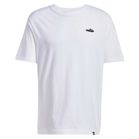 adidas LOUNGE SLIDE TEE Pánské triko, bílá, velikost