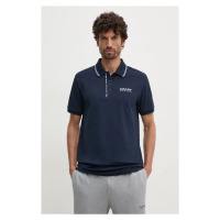 Polo tričko Red Bull Racing x Pepe Jeans tmavomodrá barva, s potiskem, RM540001