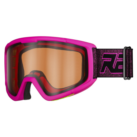 Lyžařské brýle Relax SLIDER - tmavě růžová