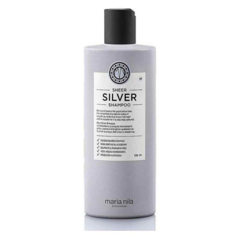 Maria Nila Šampon neutralizující žluté tóny vlasů Sheer Silver (Shampoo) 1000 ml