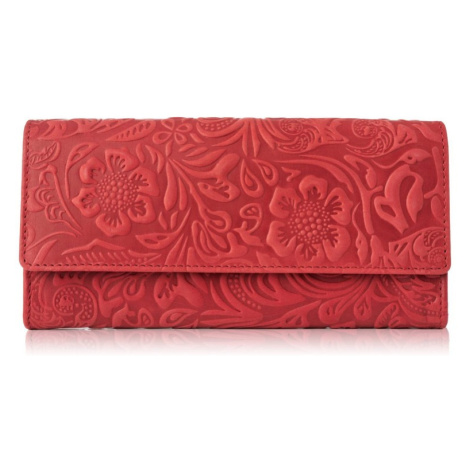 Dámská kožená peněženka Paolo Peruzzi IN-35 červená