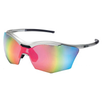 RH+ Ultra Stylus Matt Silver/Black/Smoke Flash Silver/Pink/Orange Cyklistické brýle