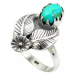 AutorskeSperky.com - Stříbrný prsten s tyrkysem - S2464