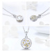 GRACE Silver Jewellery Stříbrný náhrdelník Strom života - stříbro 925/1000 NH-SCN296/17 Stříbrná