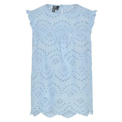 PIECES Halenka 'VILDE' světlemodrá