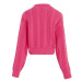 Dětský bavlněný svetr Tommy Hilfiger růžová barva, lehký