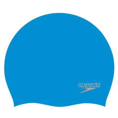 Speedo MOULDED SILC CAP Plavecká čepice, modrá, velikost