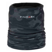 Finmark CHILDREN’S MULTIFUNCTIONAL SCARF WITH FLEECE Dětský multifunkční šátek, černá, velikost