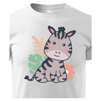 Dětské tričko se zebrou - tričko pro milovníky zvířat