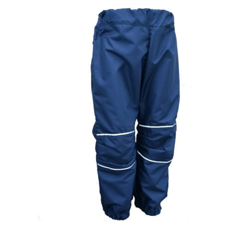 Dětské šusťákové kalhoty - tm. modré