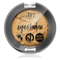 puroBIO Cosmetics Compact Eyeshadows oční stíny odstín 24 Gold 2,5 g