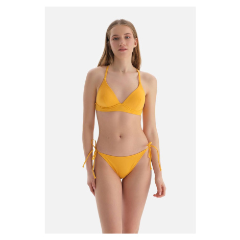 Dagi Yellow Bralette Bikini Top
