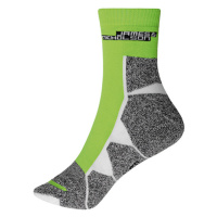 James&Nicholson Unisex sportovní ponožky JN215 Bright Green