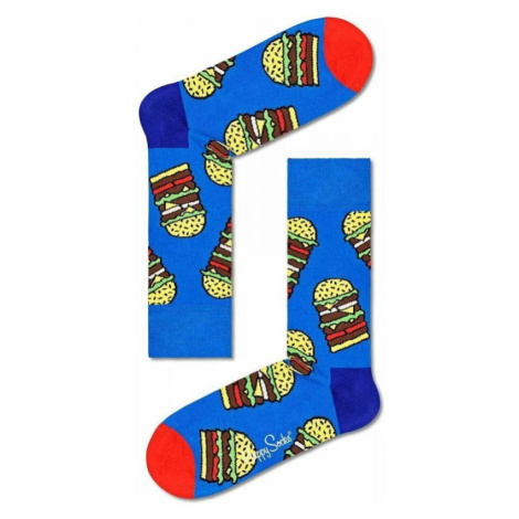 PONOŽKY HAPPY SOCKS Burger - modrá