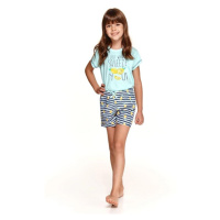 Dívčí pyžamo Taro 2201 Hania tyrkys | tyrkysová
