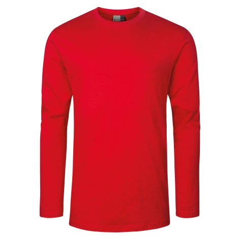 Promodoro Pánské triko s dlouhým rukávem E4099 Fire Red