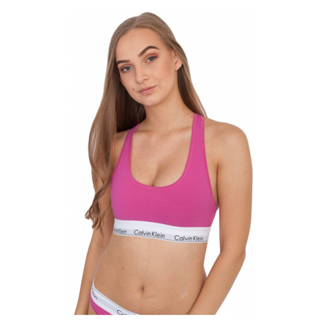 Dámská podprsenka Calvin Klein růžová (F3785E-BM6)