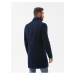 Tmavě modrý pánský kabát Ombre Clothing C501