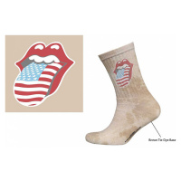 Rolling Stones ponožky, US Tongue Tie-Dye Natural, unisex