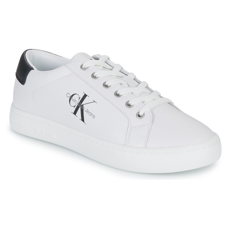 Calvin Klein Jeans CLASSIC CUPSOLE LACEUP LOW LTH Bílá