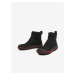 Černé dámské kotníkové kožené zimní boty Camper