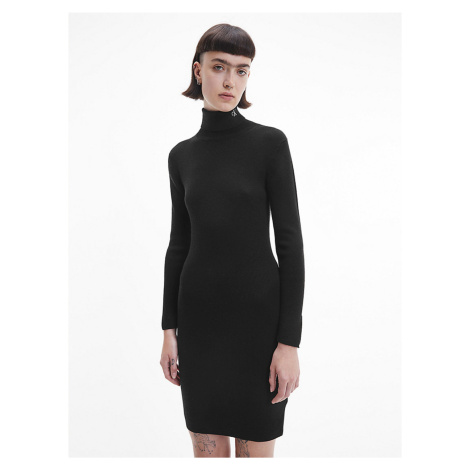 Calvin Klein dámská černé vlněné šaty