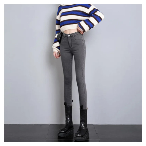 Dámské zateplené džíny zimní