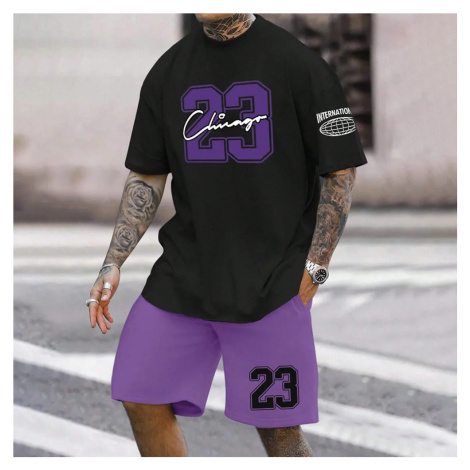 Dvoudílný volnočasový komplet s potiskem 23