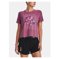 Růžové dámské tričko Under Armour UA Run Anywhere SS