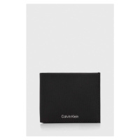 Kožená peněženka Calvin Klein černá barva, K50K511383